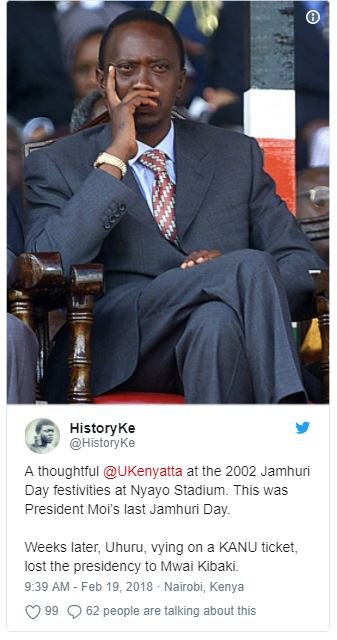 Historyke historyke thoughtful ukenyatta at the jamhuri day festivities at nyayo