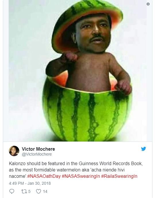 Victor mochere victormochere kalonzo should be featured in the guinness world re