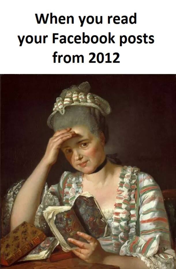 When you read your facebook posts from