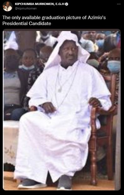 Kipchumba murkomen, eg.hq komurkomen the only available graduation picture of az