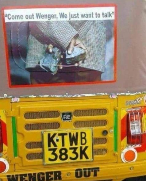 'come out wenger we just want to talk ktwb 583ki jsner out