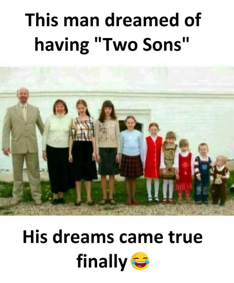 This man dreamed of having two sons his dreams came true finally