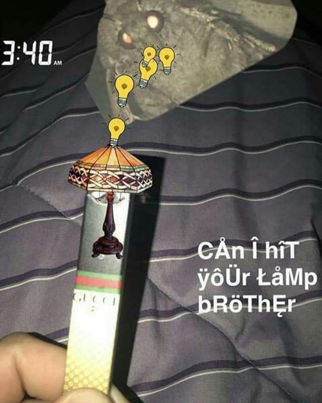 3,40 aie 88 can hít yôür lämp bröthęr