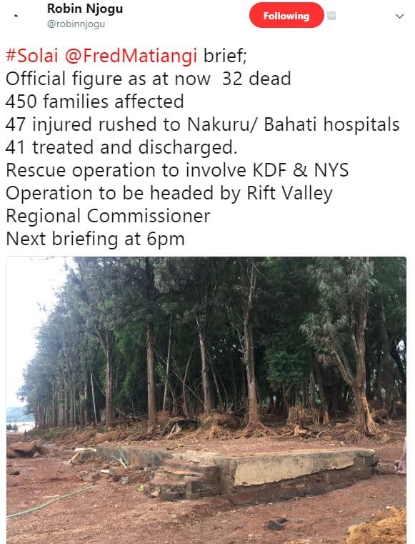 Robin njogu robinnjogu following solai fredmatiangi brief official figure as at