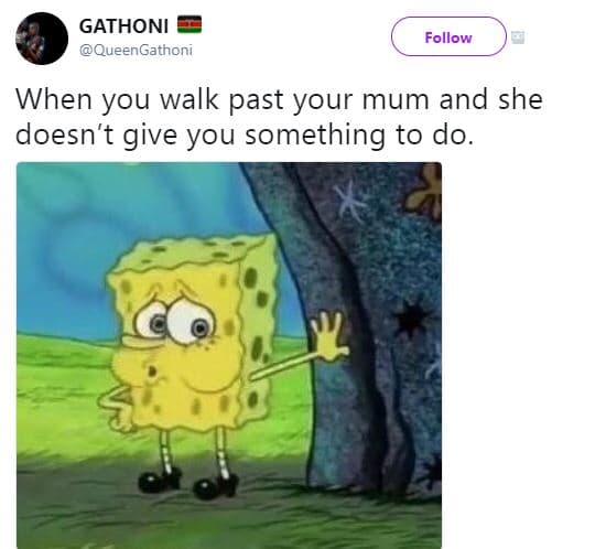 Gathoni queengathoni follow when you walk past your mum and she doesn't give you