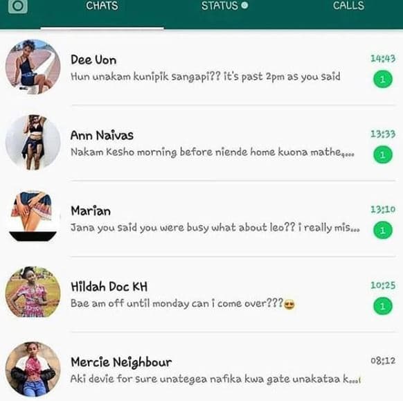 0 chats status calls dee uon hun unakam kunipik sangapi?? its past 2pm as you sa