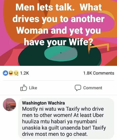 Men lets talk. what drives you to another woman and yet you have your wife? 1.2k