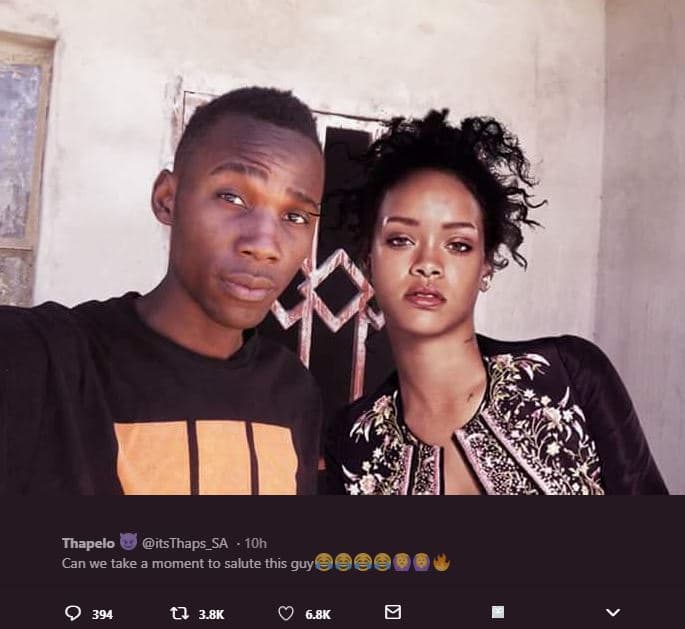 Thapelo itsthaps_sa 10h can we take moment to salute this guy 394 0 38k 6.8k