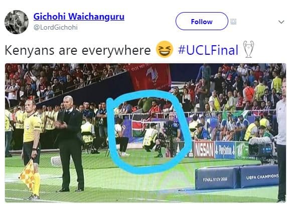 Gichohi waichanguru lordgichohi follow kenyans are everywhere uclfinal jmhip rny