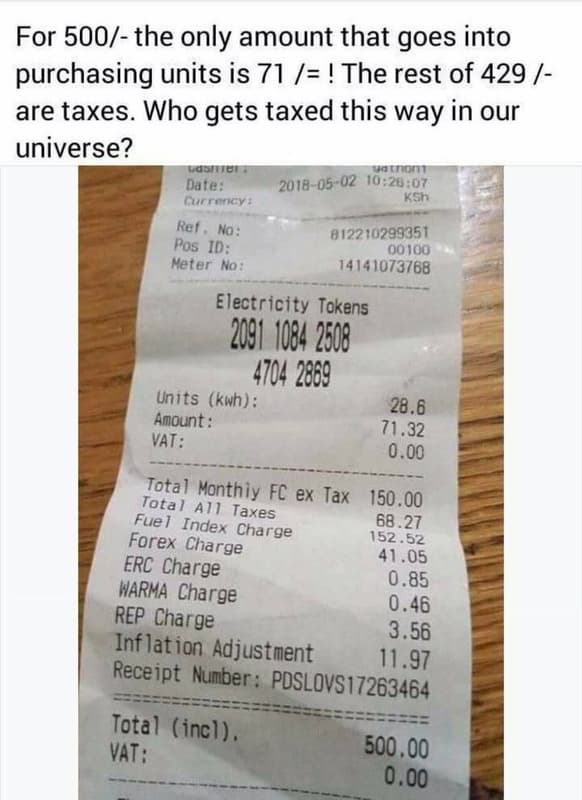 For 500the only amount that goes into purchasing units is 71 ! the rest of 429 a