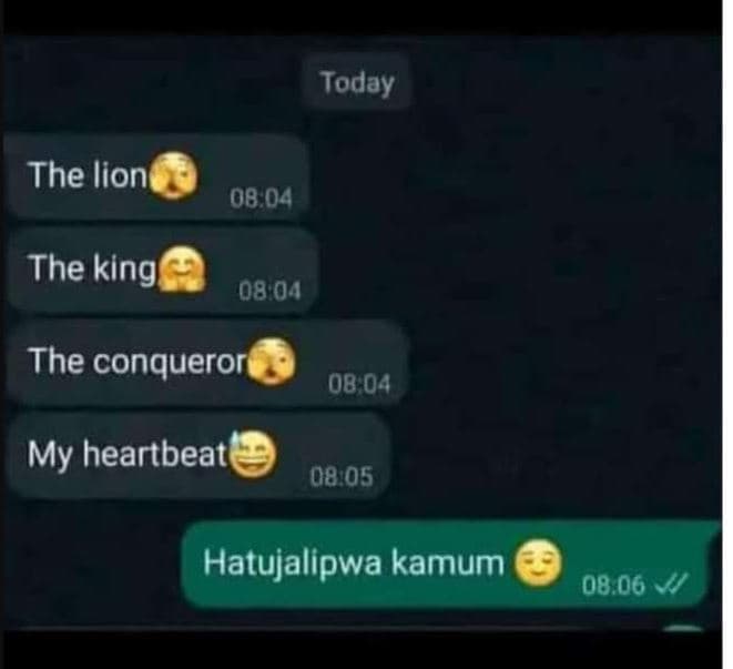 Today the lion 08 04 the king 08 04 the conqueror 08 04 my heartbeat 08,05 hatuj