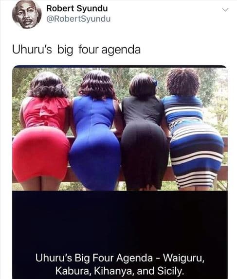 Robert syundu robertsyundu uhuru's big four agenda uhuru's big four agenda waigu