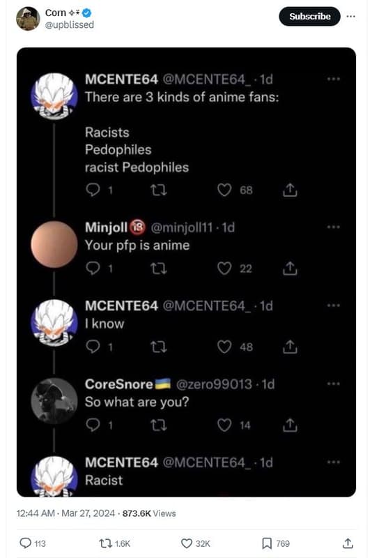 Corn upblissed subscribe mcente64 mcenteg4 id there are 3 kinds of anime fans ra