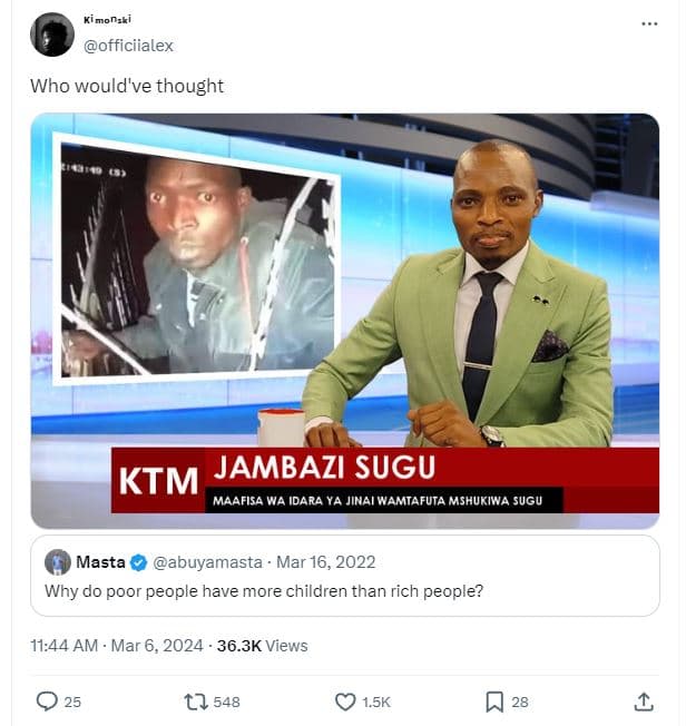 Kimonski officiialex who would've thought ktm jambazi sugu maafisa wa idara ya j
