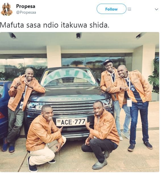 Propesa propesaa follow mafuta sasa ndio itakuwa shida. ace 777