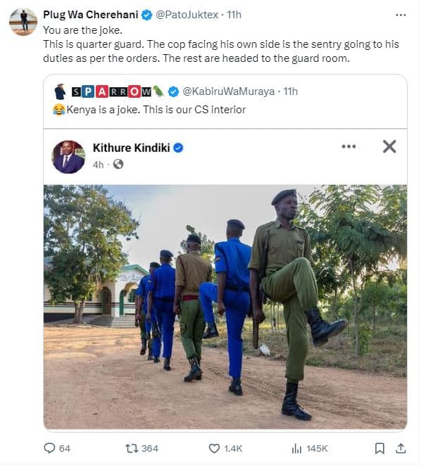 Plug7 wa cherehani patojuktex i1h you are the joke this is quarter guard. the co