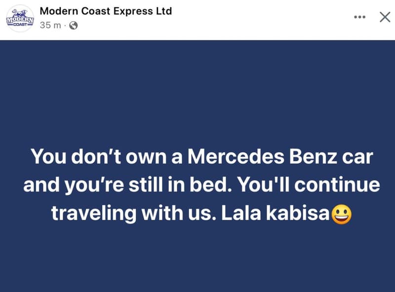 Modern coast express ltd dean coast 35 m you don't own a mercedes benz car and y