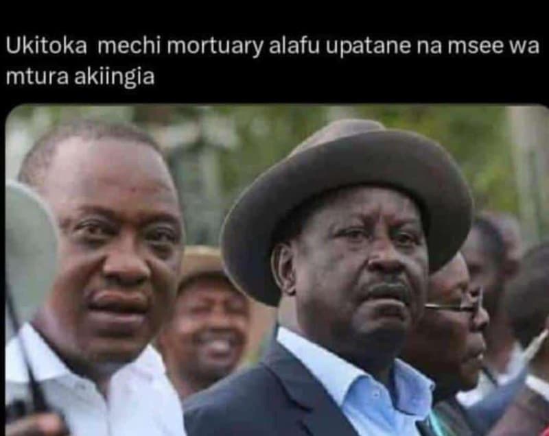 Ukitoka mechi mortuary alafu upatane na msee wa mtura akiingia