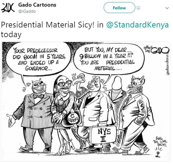 Gado cartoons adk igaddo follow presidential material sicy! in standardkenya tod