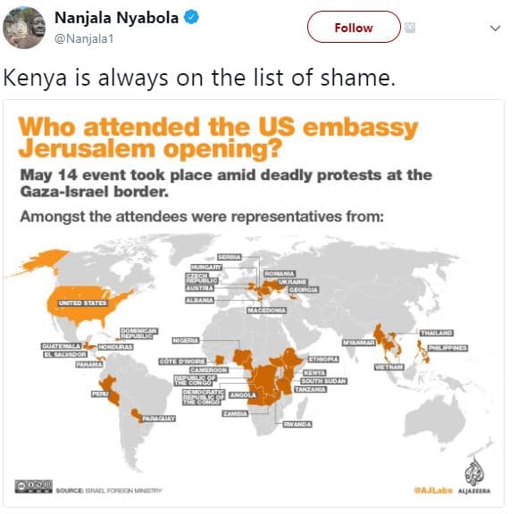 Nanjala nyabola nanjala1 follow kenya is always on the list of shame. who attend