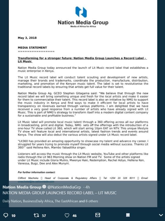 Nation media group iarer may media statement transtorming_for a stronger future