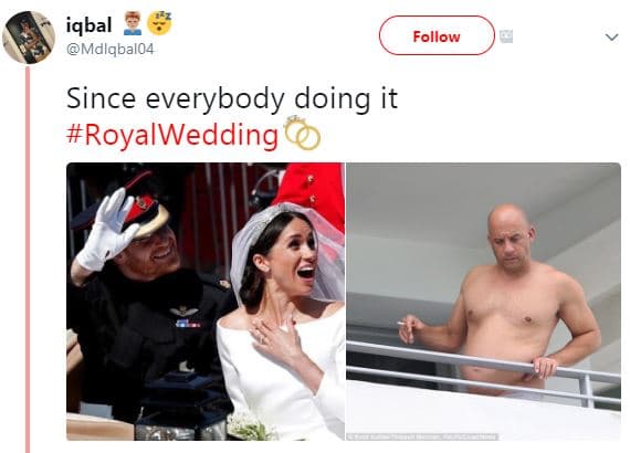 Iqbal mdlabal04 follow since everybody doing it royalwedding