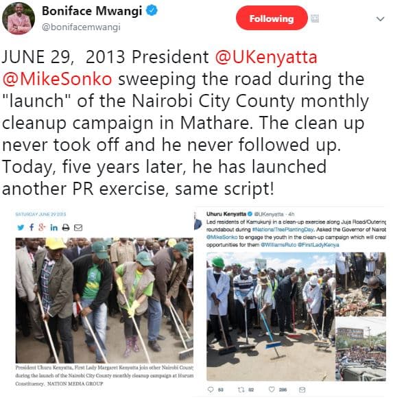 Boniface mwangi bonifacemwangi following june 29, president ukenyatta mikesonko
