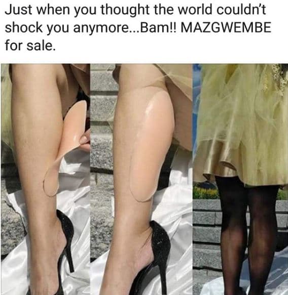 Just when you thought the world couldn't shock you anymore._ bam!! mazgwembe for