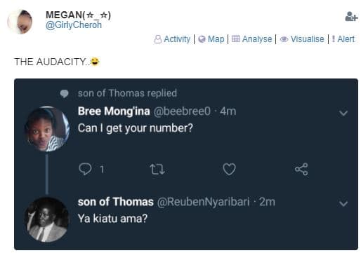 Megan_ girlycheroh activity 0 map analyse visualise alert the audacity. son of t