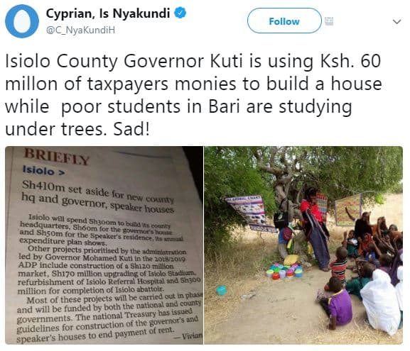 0 cyprian, is nyakundi c_nyakundih follow isiolo county governor kuti is using k