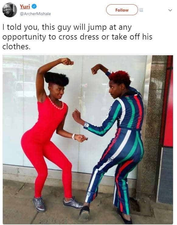 Yuri archermishale follow told you this guy will jump at any opportunity to cros