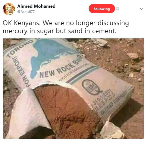 Ahmed mohamed asmali77 following ok kenyans. we are no longer discussing mercury