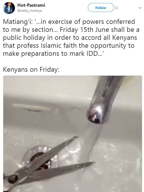 Hotpastrami adoy_madoya follow matiang'i in exercise of powers conferred to me b