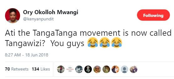 Ory okolloh mwangi kenyanpundit following ati the tangatanga movement is now cal