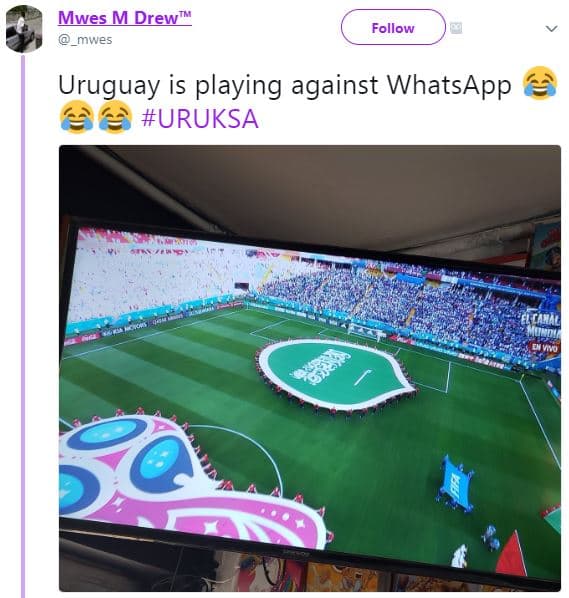 Mwes m drew mwes follow uruguay is playing against whatsapp uruksa