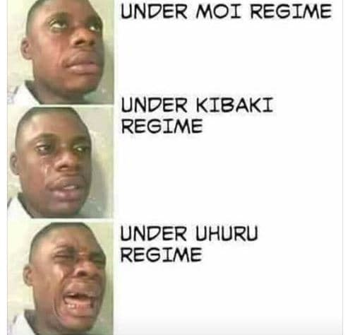 Under moi regime under kibaki regime under uhuru regime