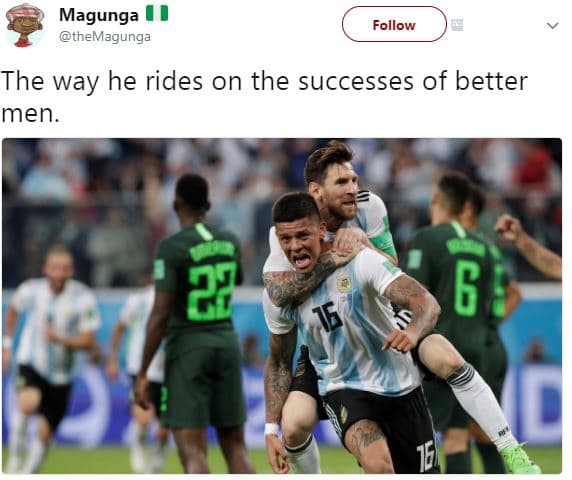 Magunga themagunga follow the way he rides on the successes of better men 6 16 7