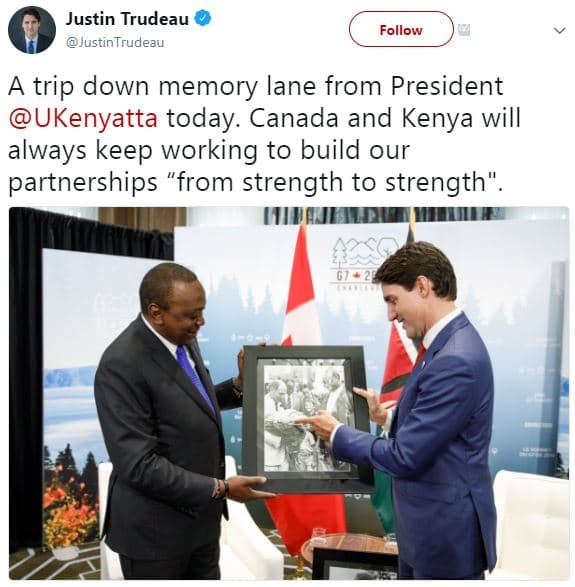 Justin trudeau justintrudeau follow a trip down memory lane from president ukeny