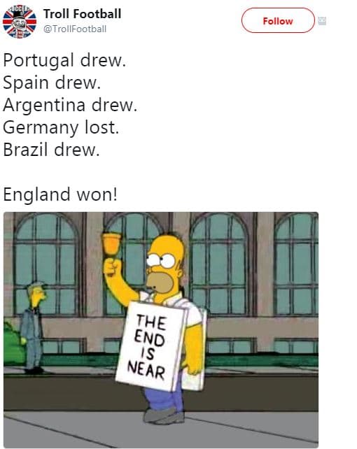 Troll football trollfootball follow portugal drew spain drew. argentina drew. ge