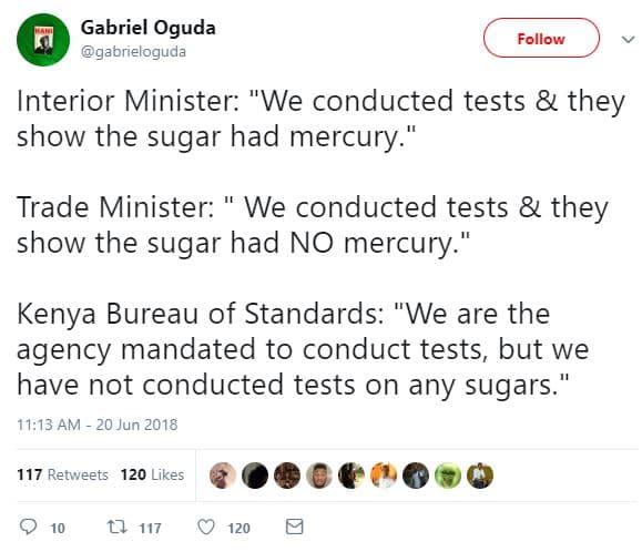 Gabriel oguda gabrieloguda follow interior minister we conducted tests they show