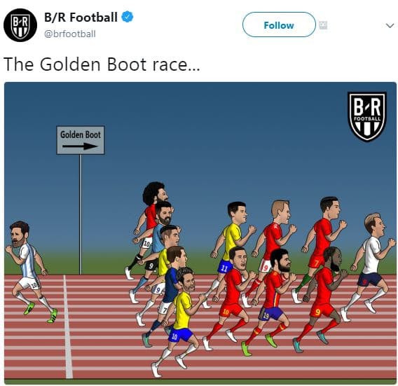 Br football brfootball follow the golden boot race br golden boot
