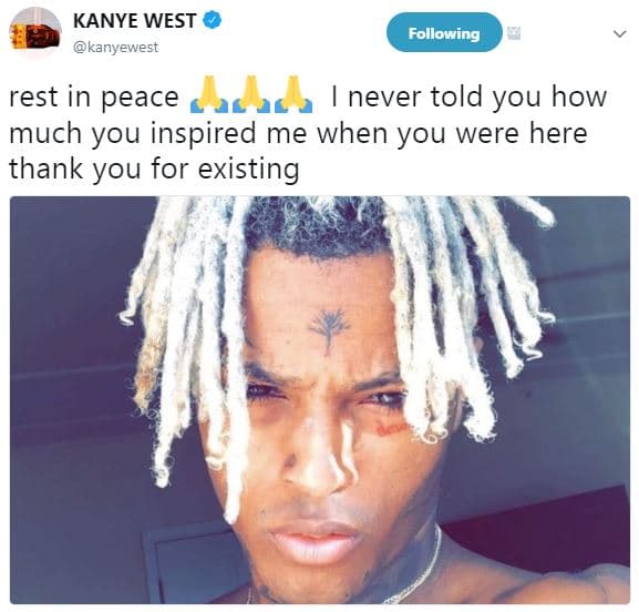 Kanye west kanyewest following rest in peace never told you how much you inspire