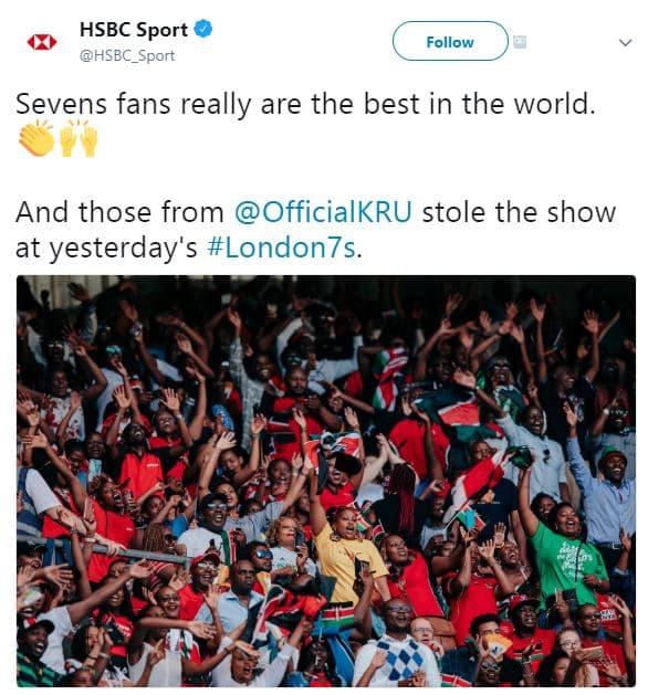 Hsbc sport hsbc_sport follow sevens fans really are the best in the world. and t
