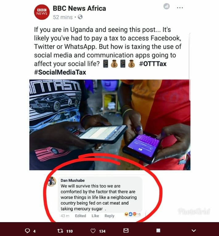 0o bbc news africa news 52 mins if you are in uganda and seeing this post_ it's