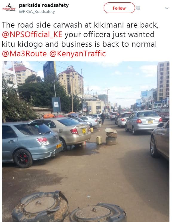 Parkside roadsafety prsa_roadsafety follow the road side carwash at kikimani are