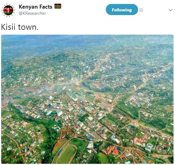 Kenyan facts kresearcher following kisii town.
