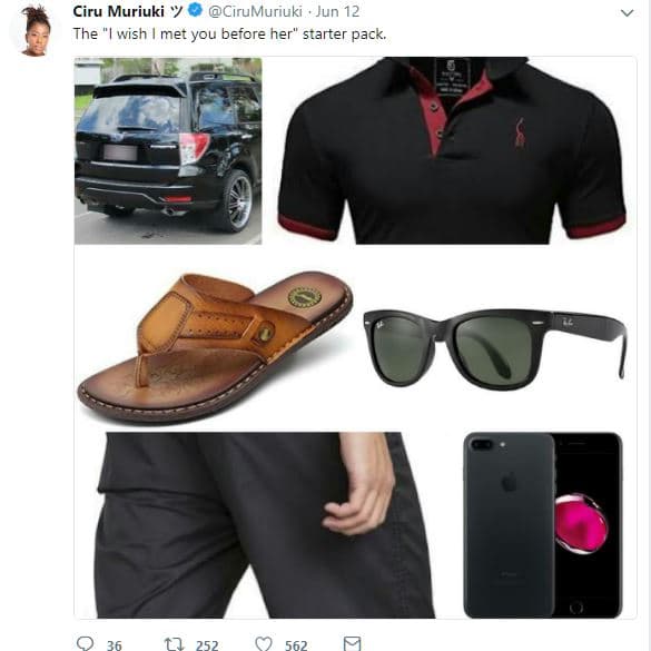 Ciru muriuki cirumuriuki jun 12 the wish met you befcre her starter pack.