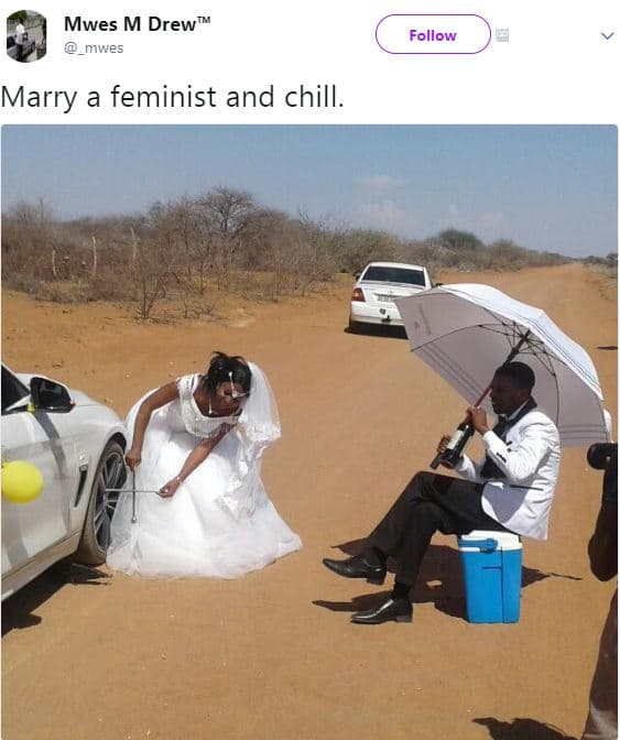 Mwes m drew mwes follow marry a feminist and chill.