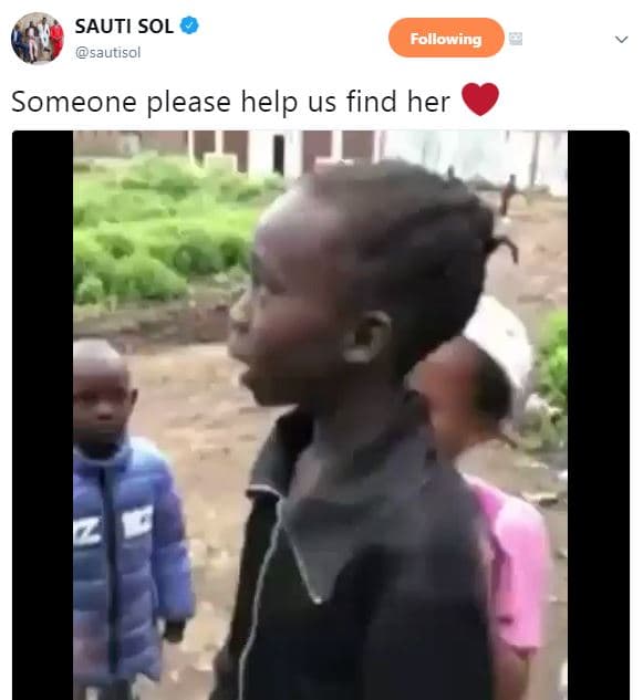 Sauti sol sautisol following someone please help us find her