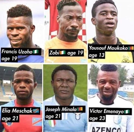 Yousouf moukoko zobi age 19 age 131 francis uzoho age 19 elia meschak age 21 jos